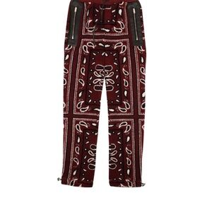 Amiri Red Paisley Pants